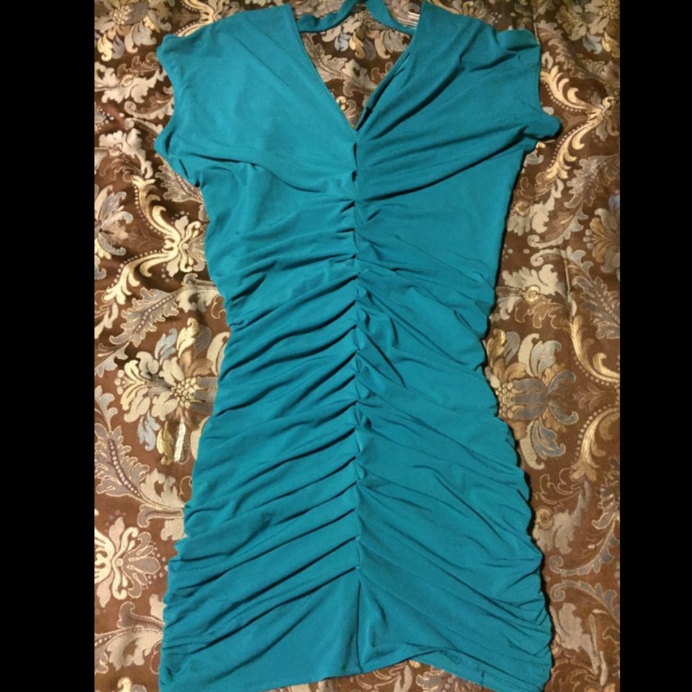 Teal dress